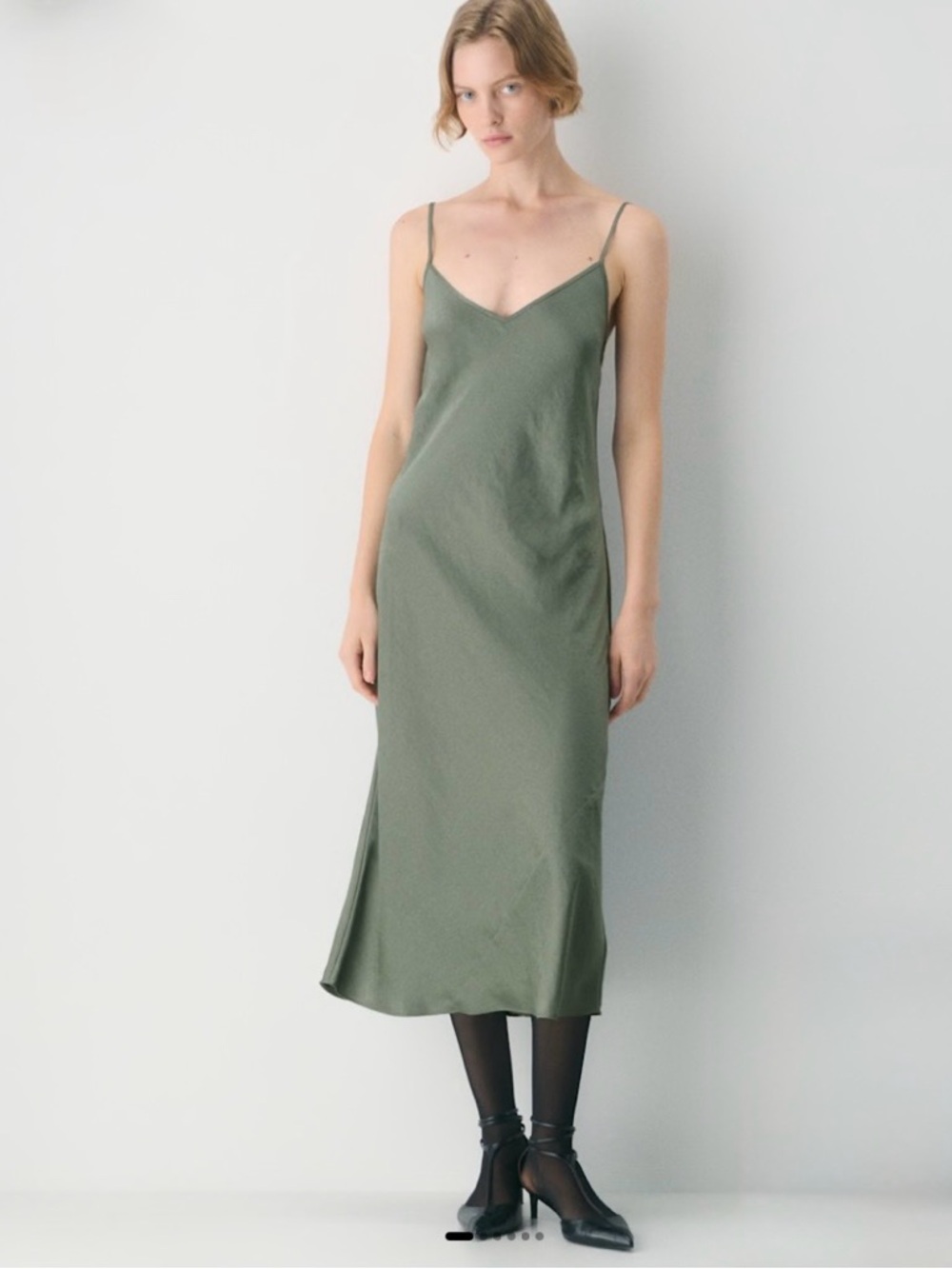 Aritzia Wilfred Sage Jan Dress NWT Sz XS